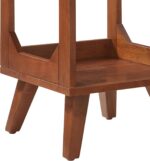 Crosley Furniture Asheville Small Mid-Century Modern Record Stand, Vinyl Storage, Holds up to 130 Records, Walnut - Image 8