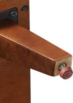 Crosley Furniture Asheville Small Mid-Century Modern Record Stand, Vinyl Storage, Holds up to 130 Records, Walnut - Image 9