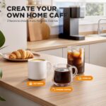 Tastyle Single Serve Coffee Maker, Iced and Hot Coffee Machine for K Cup & Grounds, Compact Design, 40oz Removable Water Reservoir, 6 to 24 Oz Brew Sizes, Fits 7.3" Travel Mug, Black - Image 5