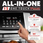Gourmia Air Fryer - 14 Qt All-in-One Rotisserie Oven with Digital Display, 12 Presets, Roast, Bake, Broil, Dehydrate, Dishwasher Safe Accessories, Stainless Steel - Image 3