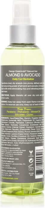 Design Essentials Natural Almond & Avocado Daily Curl Revitalizer, 8 Ounce,Pack of 1 - Image 4