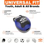 Shock Doctor Mouth Guard Case, Ventilated, Universal Storage for Mouthguard, Adult & Youth Sizes - Image 3