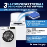 Washing Machine Cleaner Pro Tablets for Pet Owners - 28 Pack, Front & Top Load Washer Deep Cleaning, Septic Tank Safe, HE Support, Remove Stubborn Pet Hair, Eliminates Smells, Prevents Dander Build-up - Image 5