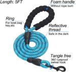 Dog Harness Step-in Breathable Puppy Cat Dog Vest Harnesses for Small Medium Dogs Blue - Image 4