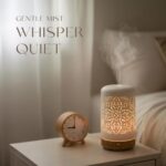 Earnest Living Essential Oil Diffuser White Ceramic Diffuser 100 ml Timers Night Lights and Auto Off Function Home Office Humidifier Aromatherapy Diffusers for Essential Oils - Image 5