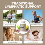 Lymphatic Drainage Capsules Natural Herbal Supplement for Fluid Balance & Immune Health and Daily Lymphatic Wellness, with Echinacea, Dandelion, and Burdock 60 Capsules - Image 4