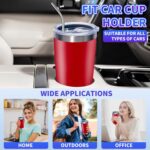 HAOLI 36 Pack, 20oz Stainless Steel Bulk Tumblers with Lids and Straws, Leakproof Double Wall Travel Mug for Hot/Cold Drinks, Home Office Outdoor Party Use, Durable Powder Coated Insulated Cup/Red - Image 10