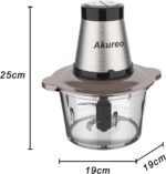 Kitchen in the Box Mini Food Processors, Electric Food Chopper with Meat Grinder & Vegetable Chopper - 2 Sets of Bi-Level Blades for Fruits/Meat/Nuts - Image 5
