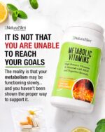 NaturalSlim Metabolic Vitamins, Multivitamin for Women & Men, Supports Energy, Metabolism & Nutrient Absorption with Digestive Enzymes, Womens Multivitamin with B-Complex & Niacin 1 Pack - Image 4
