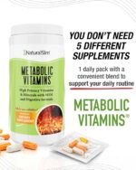 NaturalSlim Metabolic Vitamins, Multivitamin for Women & Men, Supports Energy, Metabolism & Nutrient Absorption with Digestive Enzymes, Womens Multivitamin with B-Complex & Niacin 1 Pack - Image 7