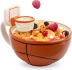 MAX'IS Creations The Mug with a Hoop Basketball Mug Funny Ceramic Coffee Mugs Cereal Bowl Sports Coach Kids Basketball Gifts for Boys 8-12 12-14 Girls Stuff Accessories Mini-Hoop for Kids, 16oz - Image 8