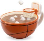 MAX'IS Creations The Mug with a Hoop Basketball Mug Funny Ceramic Coffee Mugs Cereal Bowl Sports Coach Kids Basketball Gifts for Boys 8-12 12-14 Girls Stuff Accessories Mini-Hoop for Kids, 16oz - Image 9