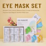 Yeokoe Under Eye Patches for Dark Circles,Eye Mask for Puffy Eyes With Collagen,Retinol,Vitmin C,Hyaluronic Acid and Niacinamide Face Masks Skincare Spa Gifts for Woman 20Pairs - Image 3