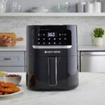 West Bend Compact Air Fryer 5-Quart Capacity with Digital Controls LCD Display and 10 Cooking Presets with Shake Reminder, Nonstick Frying Basket, 1500-Watts, Black - Image 3