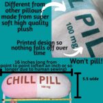 Chill Pill Pillow - Preppy Cute Trendy Room Decor Aesthetic Throw Pillows, Funny College Dorm Teenager Y2K Teacher Doctor Nurse Lawyer Student Friend Sister Birthday for her (Yellow) - Image 4