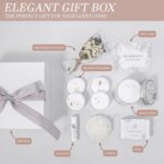EXTALOW Spa Gifts for Women Bath and Body Gift Basket Mothers Day Gifts Coconut Lavender Home Spa Set Self Care Gift for Mom Sister Her Wife Birthday Gifts Spa Kit Care Package Thank You Gift - Image 4