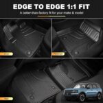 AOMSAZTO Floor Mats for Ford Bronco Sport 2021 2022 2023 2024 2025 2026-1st & 2nd Row All Weather Protection Car Floor Liners Waterproof Mats - Image 3