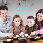 Kusini Smores Maker Tabletop Indoor - Flameless Electric Marshmallow Roaster – 4 Detachable Trays & 4 Roasting Forks – Gift Set & Date Night Idea. Movie Night Supplies & Housewarming Gift - Image 3