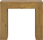 Alaterre Furniture Stockyard Solid Wood Console Table - 36 Inch Modern Farmhouse Small Entryway Table - Easy Assembly Living Room Furniture for Behind The Couch, Entryway, or Hallway (Oak) - Image 8