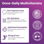ProCare Health Bariatric Multivitamin with Iron 45mg (90 Capsules) with Reduced B12 - Post-Op Bariatric Vitamins for Gastric Bypass, Sleeve, Duodenal Switch, Sustain Recovery & Energy (3 Month Supply) - Image 6