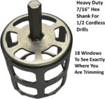 U.S.A. Helios Visi Trim Drill Power 2 3/4" 304 Stainless Steel Sprinkler Head Trimmer Diameter Trim Mini Rotors & Small Spray Heads in Seconds! Overgrown Sprinklers Removal Adjust Replace - Image 3