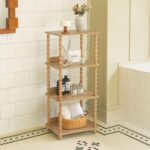 Fultyle Bookshelf, 4-Tier Wooden Bookcase with Open Shelves, Modern Book Shelf for Small Spaces, Bedroom, Living Room and Office with Solid Wood Legs (Rustic Walnut) - Image 3