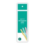 Amazon Basics Women's Dermaplaning Tool, Peach Fuzz Remover, Facial Hair Removal, Exfoliating Face Razor with Microguard Blade for Safe Eyebrow Shaping, Includes Blade Cover, Multicolor, 3 Count - Image 5