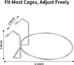 Fri4Free 2PCS Kennel Water Bowl Hanging,Stainless Steel Puppy Bowls for Small Dog Cage,Kennel, Crate, Catio Accessories,Dog Crate Water Bowl Dish Feeder Food Holder No Spill(8oz/1cup) - Image 4