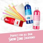 Nostalgia Retro Snow Cone Maker – Countertop 5-qt Shaved Ice Machine – Stainless Steel Blades – Includes 2 Reusable Cups, Ice Scoop, & Sid Shelf – Pink - Image 4