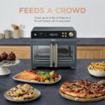 Ninja | French Door Premier Air fry Oven | 10-in-1 functions | 20.3-qt capacity | 5-qt Air Fry Basket, Sheet Pan, Wire Rack, Broil Rack | PFAS-free, Dishwasher-Safe Accessories | Cyberspace | FO101BL - Image 6