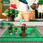 Large Repotting Mat for Plant Transplanting and Mess Control 39.5"x 31.5" Thickened Waterproof Potting Tray Succulent Potting Mat Portable Gardening Mat Plant Gifts for Women Men - Image 3