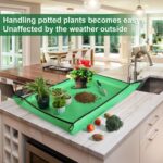 Large Repotting Mat for Plant Transplanting and Mess Control 39.5"x 31.5" Thickened Waterproof Potting Tray Succulent Potting Mat Portable Gardening Mat Plant Gifts for Women Men - Image 4