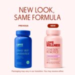 Love Wellness Clear Skin Probiotic | Clear Up Hormonal Acne Pimples, Redness & Pore Minimizer | Skin Care with Zinc, Bifidobacterium Longum & Chaste Tree Fruit Extract | Acne Treatment | 30 Count - Image 3