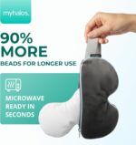 MyHalos® Heated Eye Mask for Dry Eyes - Steam Warm Compress for Eyes - Remove Styes, Chalazion Therapy Warming and Heating Pad Hot Compress - Moist Heat Mask for Blepharitis & MGD - FSA|HSA Eligible - Image 4
