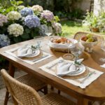 Handmade Rustic Farmhouse Boho Placemats Set, Natural Water Hyacinth Cotton Jute Woven Table Mats with Coasters & Napkin Rings for Kitchen Dining Party (1, Handmade Placemats Set of 1) - Image 8