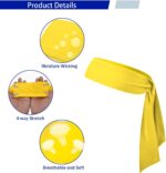 Sport Tie Headbands Tennis Head Tie for Men Women Sports Fans Ninja Soccer Basketball Teams Head Ties Halloween - Image 4