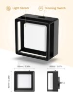 DORESshop LED Night Light, Night Lights Plug Into Wall [2 Pack] with Dusk-to-Dawn Sensor, Dimmable Nightlights, Adjustable Brightness for Bathroom, Hallway, Bedroom,Kids Room,Stairway,Soft White - Image 4