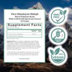 Holistic Bin Shilajit Resin - Himalayan Fulvic & Trace - Black Platinum Resin - Shilajit Extract - Mix Into Liquids - Serving Spoon Included - 10g - Image 4