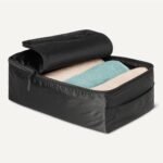 Amazon Essentials 8-Piece Packing Cubes Travel Accessories Set, Luggage Organiser with Double Zip, rPET Construction, Space-Saving Design, Black - Image 4