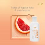 Dove Travel Essentials, Body Wash Variety 2-Pack – Exfoliating Glow Recharge with 3% Skin-Brightening Vitamin C Serum and Oat Milk & Berry Brûlée, 3 Oz Ea - Image 7