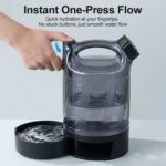 Portable Dog Travel Water Bottle 84 oz, Dog Camping Hiking Walking Beach Park Outdoor Essentials, Large Dog Water Bottle Bowl Dispenser, Leak Proof Pet Water Bottle for Dogs, - Image 3