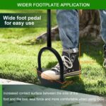 Edger Lawn Tool 41 Inches with Two Replaceable Blades Manual Lawn Edger with T-Grip for Yard, Garden, Landscaping, Sidewalk and Flower Bed - Image 5