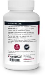 Kirkman - Children’s Multivitamin & Mineral Capsules - 120 Capsules - Potent Broad Spectrum Vitamin/Mineral Supplement - with Coenzyme Q-10 - No Artificial Colors or Flavors - Image 4