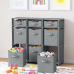 Cube Storage Organizer with Storage Bins Included - The Perfect Closet Organizers and Storage Solution. Includes 9 Storage Cubes, Great For Toy Storage, Closet Storage, Clothes Storage (Grey) - Image 4