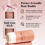 Kitsch Hair Wax Stick for Women & Men - Anti-Frizz and Fly Away Hair Tamer, No Residue Hair Finishing Stick | All Day Hold Styling Product - 2.7 oz - Image 3