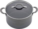 Circulon 84564 Elementum Hard Anodized Nonstick Cookware Set / Pots and Pans Set - 10 Piece, Gray - Image 3