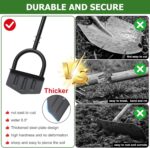 DIIG Manual Lawn Edger Tool with Long Handle, 8.5 Inch Steel Blade, Wide Foot Plate for Garden Edging, Lawn and Landscaping - Image 3
