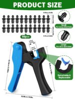Kalolary 1/4“ Drip Irrigation Hole Punch Tool Kits, Kalolary 50+1PCS Drip Tube Hole Punch for 4/7mm Tubing with Drip Plugs Drip Irrigation Punch for Garden Watering System (Hand Press Style) - Image 3