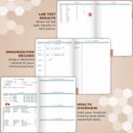 Clever Fox Medical Planner Daily – Health Diary Notebook, Wellness Journal & Self-Care Logbook, Lasts 3 Months, 7x10.5″ (Rose Gold) - Image 5