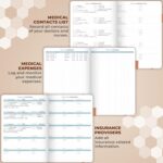 Clever Fox Medical Planner Daily – Health Diary Notebook, Wellness Journal & Self-Care Logbook, Lasts 3 Months, 7x10.5″ (Rose Gold) - Image 7
